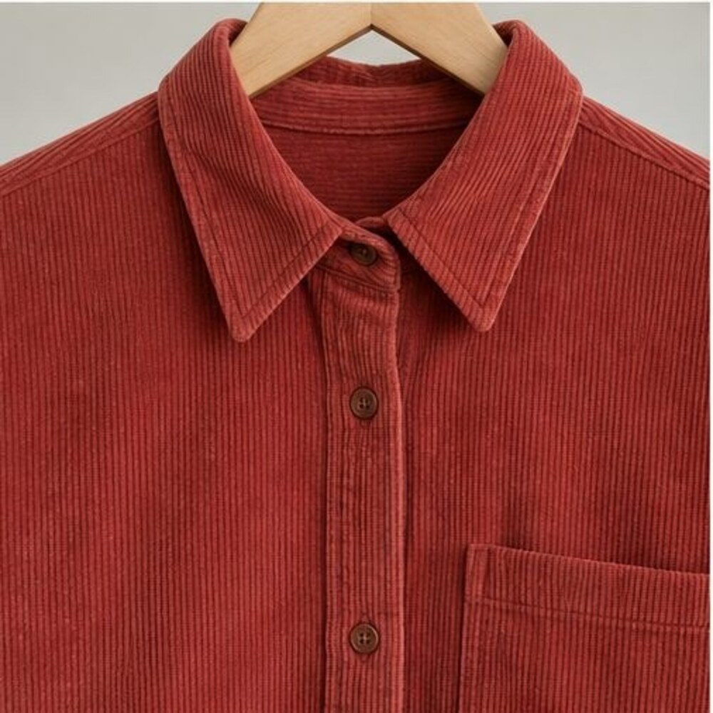 Rust Smocked Top - Picture 4 of 6